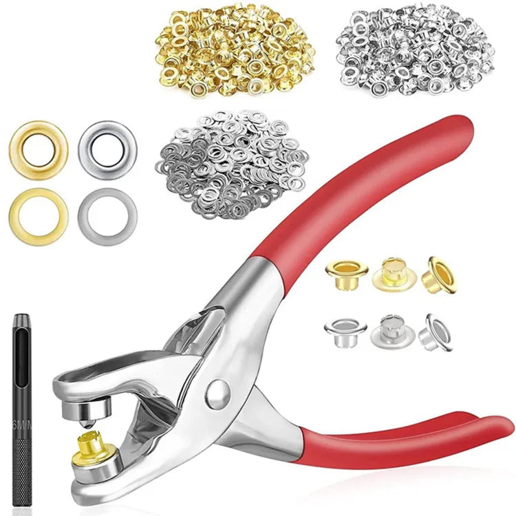 Metal Hand Press Tich Button fixer Machine metal good quality - 50 PCs button