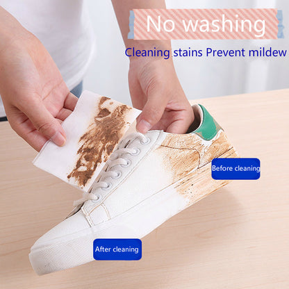 Disposable Shoe Cleaning Wipes | Quick Shine Clean Wet Wipes (50 Wipes In 1 Packet)