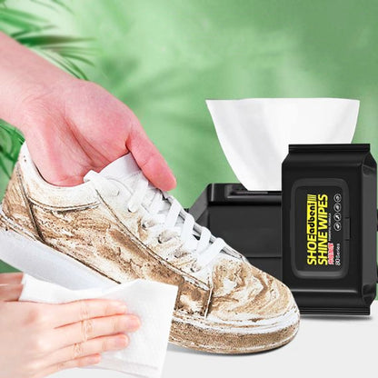 Disposable Shoe Cleaning Wipes | Quick Shine Clean Wet Wipes (50 Wipes In 1 Packet)