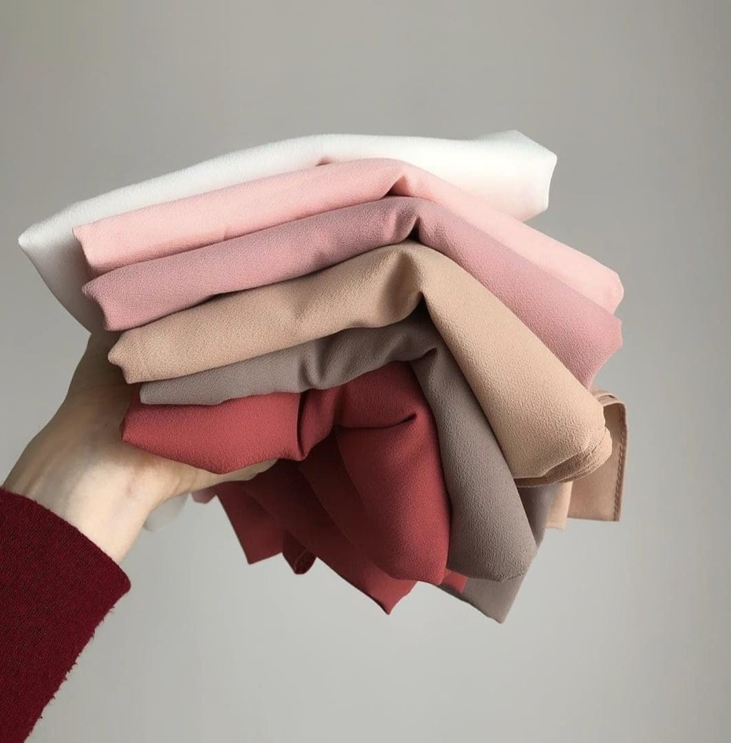 Pack of 5 Hijab With 1Pc 4-in-1 Inner Cap – Gift Set
