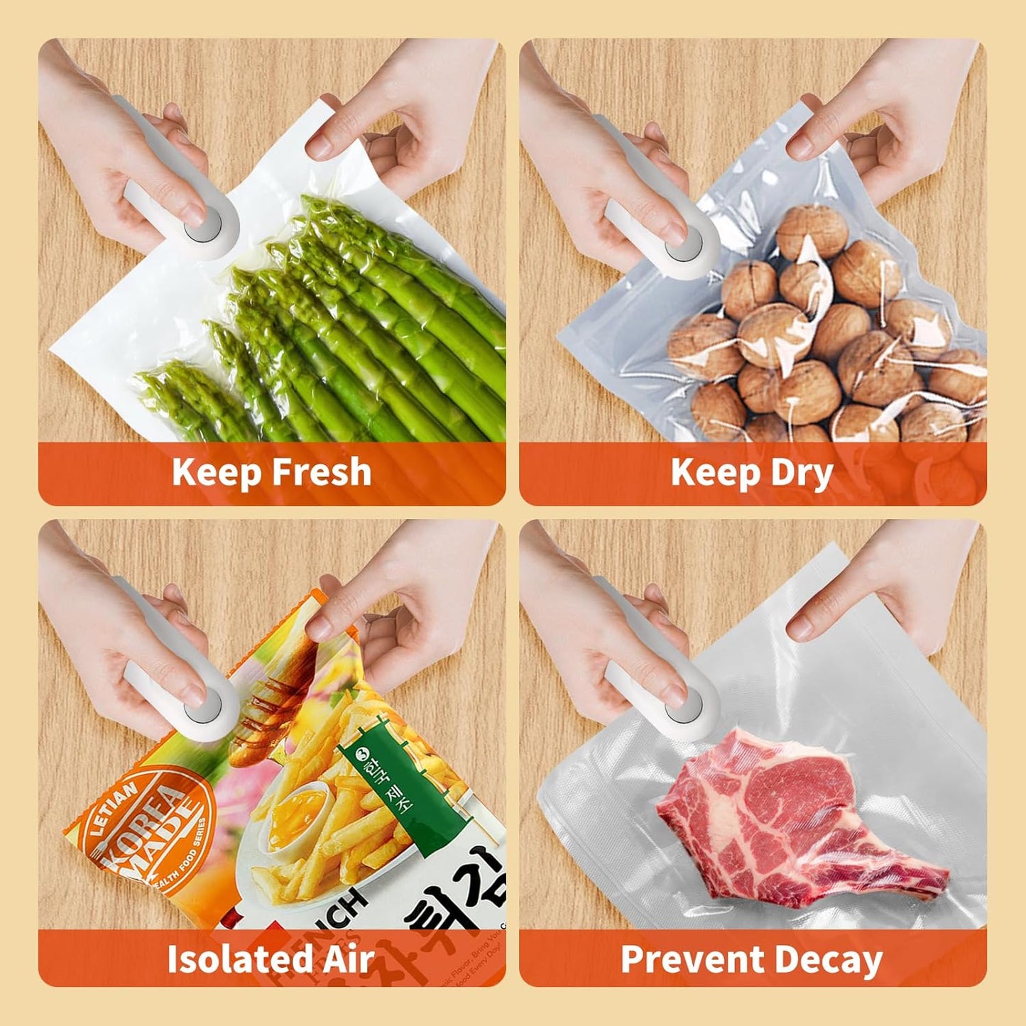 Mini Heat Sealing Machine 2-in-1 Cutter & Sealer