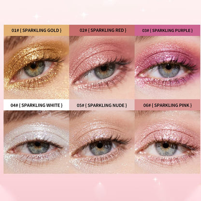 2 In 1 Jelly Shiny Shimmering Eyeshadow Stick | Long Lasting Glow Makeup Stick